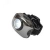 S-HL011-C Gun Metal Фонарь серии Стандарт «Bright eyes — comfort» (налобный фонарь), алюминиевый корпус, 1 LED, упаковка — кламшелл, 3хААА н/к Uniel SHL011CGM