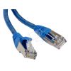 Патч-корд F/UTP экранированный категория 6 LSZH синий (1.5м) Hyperline 230351