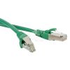 Патч-корд F/UTP экранированный категория 6 LSZH зеленый (1.5м) Hyperline 230352