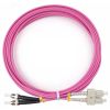 Шнур оптический duplex 3м SC-ST 50/125 мм OM4 LSZH Cabeus FOP-50-OM4-SC-ST-3m