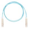 Шнур оптический коммутационный (патч-корд), LC-LC, дуплекс (duplex) OM3, нг(А)-HF, бирюзовый, 5,0 м Datarex DR-220065