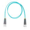Шнур оптический коммутационный (патч-корд), ST-ST, дуплекс (duplex) OM3, нг(А)-HF, бирюзовый, 5,0 м Datarex DR-223365