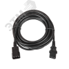 Кабель питания TLK C14 - C13 3x0.75мм2 5 м 250В 6A черный TLK TLK-PCM06-050