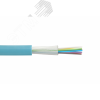 Волоконно-оптический кабель Т01 распределительный, внутренний, 24x50/125 OM3 нг(А)-HF, плотный буфер 900 мкм, бирюзовый Eurolan 39T-30-24-01AQ-SP