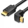 Кабель HDMI High speed v2.0 with Ethernet 19M на 19M, угол 270 гр., 2 м. Vention AAQBH
