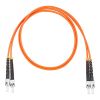 Шнур оптический коммутационный (патч-корд), ST-ST, дуплекс (duplex) OM2, нг(А)-HF, оранжевый, 5,0 м Datarex DR-223355