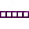 ETIKA Рамка 5 постов сливовая Daccord/Legrand 672565