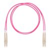 Шнур оптический коммутационный (патч-корд), LC-LC, дуплекс (duplex) OM4, нг(А)-HF, маджента, 2,0 м Datarex DR-220073