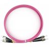 Шнур оптический duplex 2м FC-ST 50/125 мм OM4 LSZH Cabeus FOP-50-OM4-FC-ST-2m