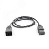 Шнур питания NTSS для БРП IEC 60320 C19 - IEC 603 20 C20. 3х1.0. 1.8 м. ГОСТ NTSS NTSS-PC19201