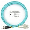 Шнур оптический duplex 3м SC-ST 50/125 мм OM3 LSZH Cabeus FOP-50-SC-ST-3m