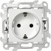 Розетка 2К+З с защитными шторками Push&Go, белый Simon 2420432-030