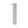 Прямой держатель зажимной для прутка D 5-8 мм H150 мм INOX304 КМ-профиль MA0248