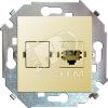 15 Розетка компьютерная RJ45 категория 5е слоновая кость Simon 1591598-031