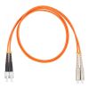 Шнур оптический коммутационный (патч-корд), SC-FC, дуплекс (duplex) OM2, нг(А)-HF, оранжевый, 3,0 м Datarex DR-221254