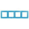 Рамка на 4 поста, Эра12, голубой, 12-5004-28 ЭРА Б0019431