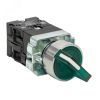 Переключатель BD33 3P c зеленой подстветкой 230В NO PROxima EKF xb2-bk33-g-230