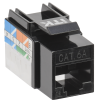 ITK Модуль Keystone Jack кат.6A UTP 110 IDC 90град чёрный