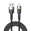 Кабель USB-A - Lightning для Apple, 2,4А, 1м, в черный REXANT 18-7059