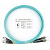 Шнур оптический duplex 2м FC-ST 50/125 мм OM3 LSZH Cabeus FOP-50-FC-ST-2m