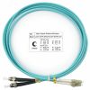 Шнур оптический duplex 2м LC-ST 50/125 мм OM3 LSZH Cabeus FOP-50-LC-ST-2m