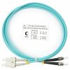 Шнур оптический duplex 2м SC-ST 50/125 мм OM3 LSZH Cabeus FOP-50-SC-ST-2m