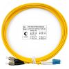Шнур оптический duplex 3м LC-FC 9/125 sm LSZH Cabeus FOP(d)-9-LC-FC-3m