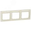 VALENA Рамка 3 поста горизонтальная слоновая кость Daccord/Legrand 695633