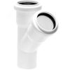 Тройник для бесшумной канализации 58x58 (50х50) мм 45 град. PRO AQUA STPL2005805845