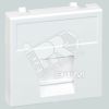 Connect Адаптер на 1 RJ45 CJ545U(FM) CJ546U(FM) шторка 45х45мм SС белый Simon K76-9