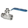 Кран шаровой ВН 3/4 ручка никелированный AQUALINK 01150