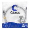 Патч-корд S/FTP, категория 6а (10G), 2xRJ45/8p8c, экранированный, серый, LSZH, 1.5м Cabeus PC-SSTP-RJ45-Cat.6a-1.5m-LSZH