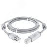Кабель USB 2.0 AM на BM, 1.5 м., прозрачный, ферритовые кольца Greenconnect GCR-52422