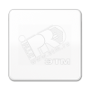 Клавиша для выключателя и кнопки  белая JUNG CD590WW