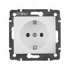 VALENA Розетка с заземлением в рамку белая Daccord/Legrand 774420