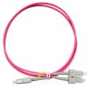 Шнур оптический duplex 1м SC-SC 50/125 мм OM4 LSZH Cabeus FOP-50-OM4-SC-SC-1m