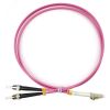 Шнур оптический duplex 1м LC-ST 50/125 мм OM4 LSZH Cabeus FOP-50-OM4-LC-ST-1m