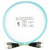 Шнур оптический duplex 1м FC-FC 50/125 мм OM3 LSZH Cabeus FOP-50-FC-FC-1m