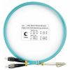 Шнур оптический duplex 1м LC-FC 50/125 мм OM3 LSZH Cabeus FOP-50-LC-FC-1m