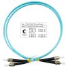 Шнур оптический duplex 1м ST-ST 50/125 мм OM3 LSZH Cabeus FOP-50-ST-ST-1m