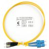 Шнур оптический duplex 1м SC-FC 9/125 sm LSZH Cabeus FOP(d)-9-SC-FC-1m