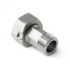 Штуцер с накидной гайкой с ушком для пломбы, Н 3/4 x 1 PRO AQUA 18-m20x