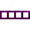 ETIKA Рамка 4 поста сливовая Daccord/Legrand 672564