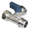 Кран шаровой трехпроходной ВНН 1/2x3/4x1/2 AQUALINK 01175