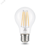 Лампа светодиодная филаментная LED 12 Вт 1250 лм 4100К AC185-265В E27 А60 (груша) нейтральный  Black Filament Gauss Gauss 102902212