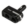 Разветвитель автоприкуривателя 2 гнезда 1хUSB (5 V 1000 mA), REXANT 16-0238