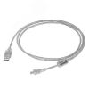 Кабель USB 2.0 AM на Mini USB B, 1.8 м., прозрачный, морозостойкий Greenconnect GCR-UM1M5P-BD2S-1.8m