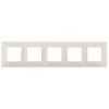 Рамка на 5 постов, Эра Elegance, сл.кость, 14-5005-02 ЭРА Б0034406