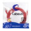Патч-корд U/UTP, категория 5е, 2xRJ45/8p8c, неэкранированный, красный, PVC, 5м Cabeus PC-UTP-RJ45-Cat.5e-5m-RD