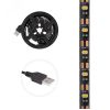 Лента светодиодная с USB коннектором, 5В, 8мм, 4,8Вт/м, 60 LED/м, SMD 2835, IP65, синий, 1м LAMPER REXANT 141-383